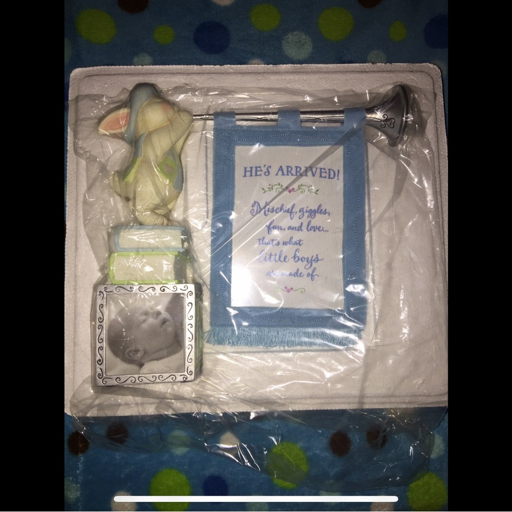 Hallmark Keepsake Baby Boy Announcement Photo Frame